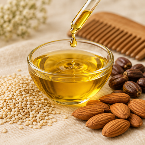 لترطيب و تغذية الشعر و زيادة لمعانه